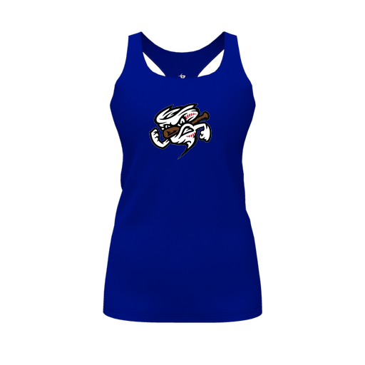 [FT0TRBRY-FYS-LOGO1] Decker Racerback Tank Top (Female Youth S, Royal, Logo 1)