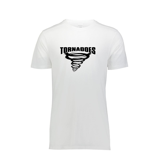 [FTSCUBWH-AS-LOGO3] Decker Men's Tri-Blend T-Shirt - Short Sleeve (Adult S, White, Logo 3)