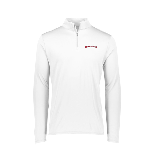 [FTLQFLWH-FAXS-LOGO2] Decker Women's Flex-Lite 1/4 Zip Shirt (Female Adult XS, White, Logo 2)