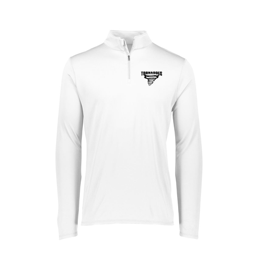 [FTLQFLWH-FAXS-LOGO3] Ladies Flex-Lite 1/4 Zip Shirt (Female Adult XS, White, Logo 3)