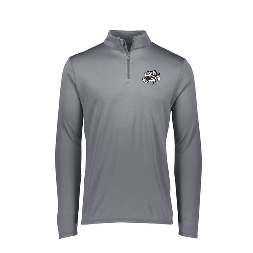 [FTLQFLGY-FAXS-LOGO1] Decker Women's Flex-Lite 1/4 Zip Shirt (Female Adult XS, Gray, Logo 1)