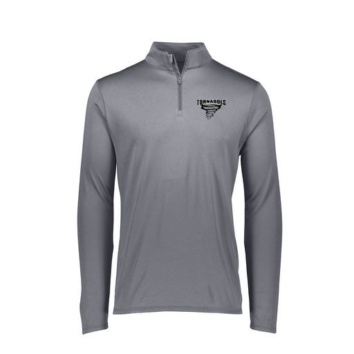 [FTLQFLGY-FAXS-LOGO3] Decker Women's Flex-Lite 1/4 Zip Shirt (Female Adult XS, Gray, Logo 3)