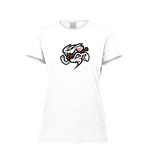 [FTSCUBWH-FAXS-LOGO1] Decker Women's Tri-Blend T-Shirt - Short Sleeve (Female Adult XS, White, Logo 1)