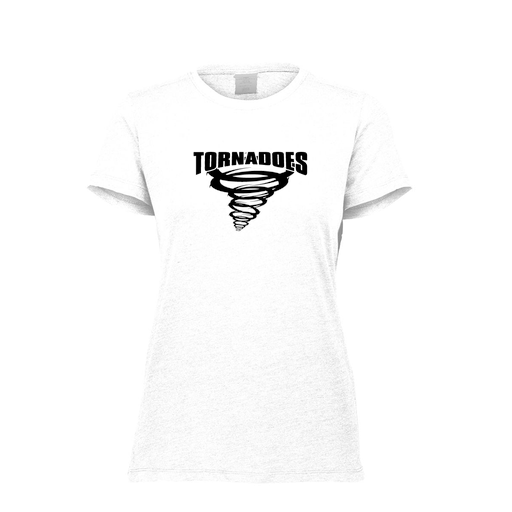 [FTSCUBWH-FAXS-LOGO3] Decker Women's Tri-Blend T-Shirt - Short Sleeve (Female Adult XS, White, Logo 3)