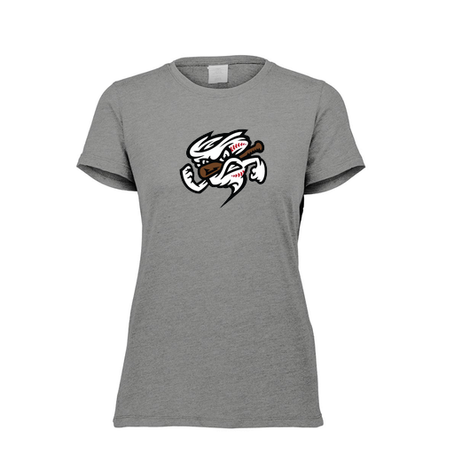 [FTSCUBGY-FAXS-LOGO1] Decker Women's Tri-Blend T-Shirt - Short Sleeve (Female Adult XS, Gray, Logo 1)