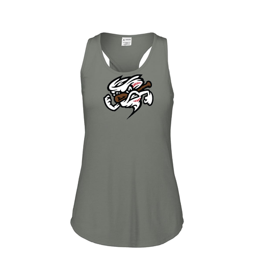 [FT0TUBGY-FAS-LOGO1] Ladies Tri Blend Tank Top (Female Adult S, Gray, Logo 1)