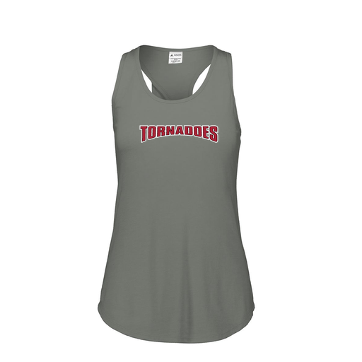 [FT0TUBGY-FAS-LOGO2] Ladies Tri Blend Tank Top (Female Adult S, Gray, Logo 2)