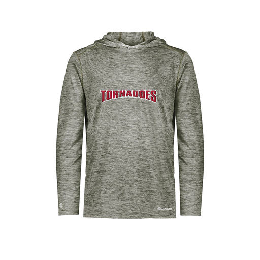 [FOLHCGGY-AS-LOGO2] Decker Men's Charge Hoodie (Adult S, Gray, Logo 2)