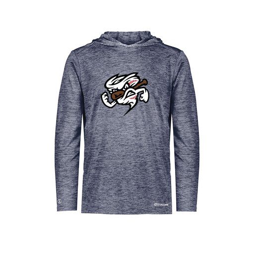 [FOLHCGNV-YS-LOGO1] Decker Youth Charge Hoodie (Youth S, Navy, Logo 1)