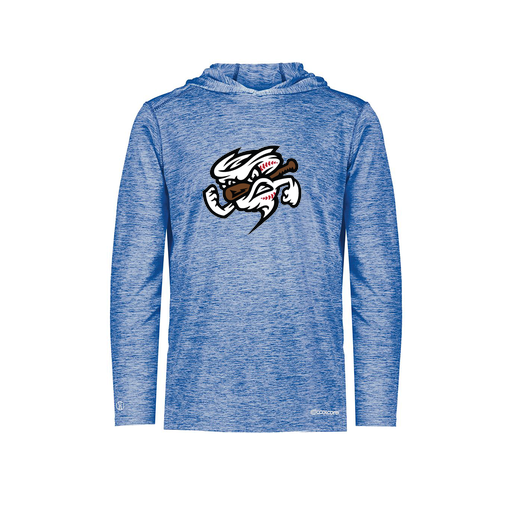 [FOLHCGRY-YS-LOGO1] Decker Youth Charge Hoodie (Youth S, Royal, Logo 1)