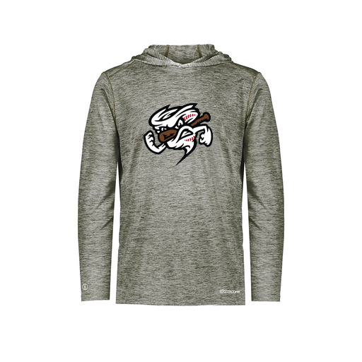 [FOLHCGGY-YS-LOGO1] Decker Youth Charge Hoodie (Youth S, Gray, Logo 1)