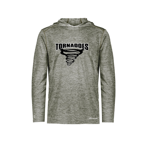 [FOLHCGGY-YS-LOGO3] Youth Charge Hoodie (Youth S, Gray, Logo 3)
