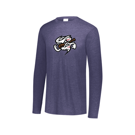 [3075.U22.XS-LOGO1] Men's LS Ultra-blend T-Shirt (Adult XS, Navy, Logo 1)