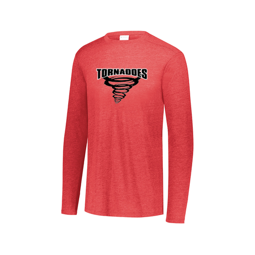 [3075.V96.XS-LOGO3] Men's LS Ultra-blend T-Shirt (Adult XS, Red, Logo 3)