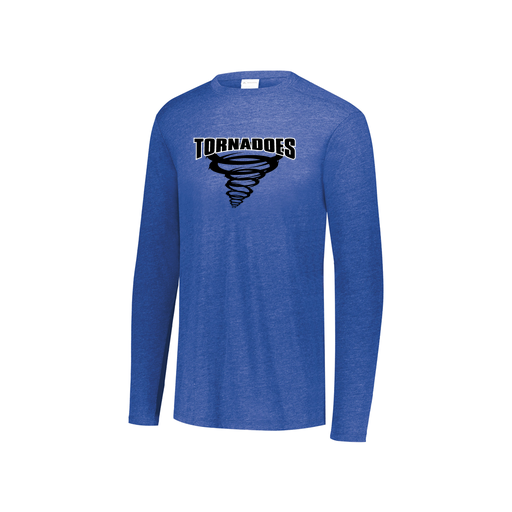 [FTLCUBRY-YS-LOGO3] Youth LS Ultra-blend T-Shirt (Youth S, Royal, Logo 3)