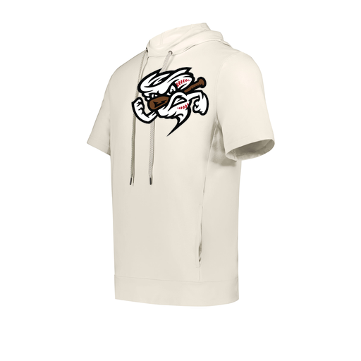 [222605-WHT-YS-LOGO1] YOUTH VENTURA SOFT KNIT SHORT SLEEVE HOODIE (Youth S, White, Logo 1)